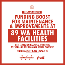 I don't know exactly how it. Mark Mcgowan Maintenance Works At 89 Wa Health Sites Including Hospitals Health Campuses And Aged Care Facilities Creating Almost 1 300 Local Jobs 81 5 Million In Immediate Funding With