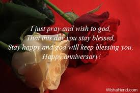 Religious Anniversary Wishes Hi uncle & aunty, wish you happy (integer) wedding anniversary. religious anniversary wishes