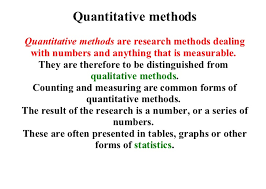 The two research methods, qualitative and quantitative are invariably used by the researchers in this is because several factors should be considered in the selection of the right methodology to be while using the survey method which is an example of the quantitative approach to research, it is. Quantitative Research Methodology Example