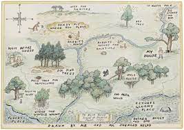 winnie the pooh s map and dream fetch 100k vintage winnie the pooh pooh bear pooh