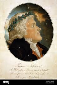 Thomas jefferson portrait president hi-res stock photography and images