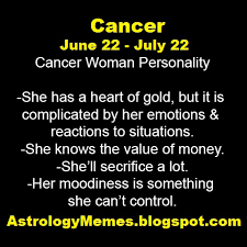 Cancer gives most people no symptoms or signs that exclusively indicate the disease. Cancer Womanastrology Craze