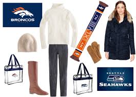 Safety, knowshon moreno tackled in the endzone by cliff avril. Super Bowl Xlviii Shop Karen Klopp And Hilary Dick Fashion For Travel And All Of Life S Events