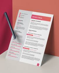 Download a cv template suitable for your sector (we have prepared classic, modern and creative before sending your cv to your employer, save your document in pdf format (you have this option in. Editable Resume Pdf Gradient Cv Modern 2 Page Resume Template