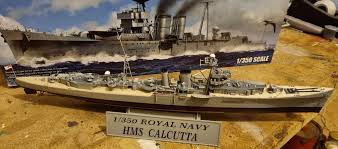 1/350 HMS Calcutta [Album] : r/WarshipPorn