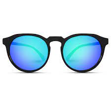 Cameron Round Retro Flat Top Mirrored Unisex Sunglasses Sunglasses Fashion Mirror Sunglass Frames