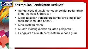 Inkuiri penemuan pendekatan pembelajaran yang melibatkan proses. Edup 3033 Murid Dan Pembelajaran Topik 7 Pendekatan