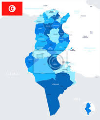 Sie können sie sehr einfach ausdrucken. Tunesien Karte Informations Grafische Vektor Illustration Fototapete Fototapeten Susa Afrika Kontur Myloview De