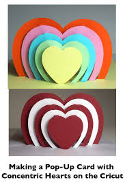 Place your piece of paper on a cutting mat (or a scrap piece of cardboard). Making A Pop Up Concentric Rainbow Hearts Birthday Card Craftagogo