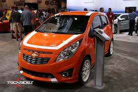 Chevrolet Aveo By General Motors Corporation At Sema Trickrides Sema Customcars Aftermarketaccessories Trickyourride Chevrolet Aveo Custom Cars Automobile