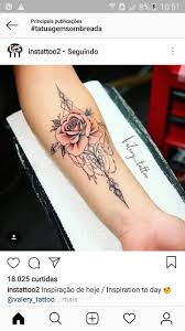 Floral Rose Forearm Skull Rose Tattoos Rose Tattoo Forearm Rose Tattoos For Women