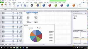 Data Analysis Top 7 Pie Chart Using Pivot Chart With Dynamic Chart Title