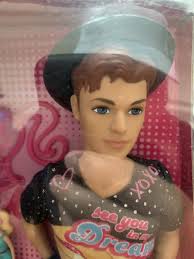 Mattel Toy Story 3 KEN Loves Barbie Doll With Key Chain NIP