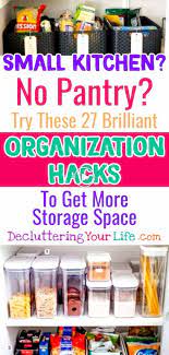 Pas De Garde Manger Comment Organiser Une Petite Cuisine Sans Garde Manger Dese Small Kitchen Storage Solutions Storage Solutions Diy Kitchen Without Pantry