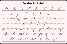 Cursive letters of the alphabet in upper and lowercase to trace, . 10 Best Zaner Bloser Handwriting Chart Printable Printablee Com