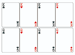 A blank playing card template. 10 Best Blank Playing Card Printable Template For Word Printablee Com