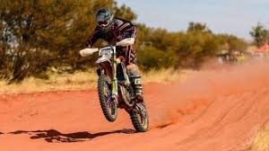 Prologue for the finke desert race should have gotten underway today, instead, riders around australia are hunkered down at home after this year's race was cancelled due to the coronavirus pandemic. Motorcyclists Carve Up The Finke Desert Race