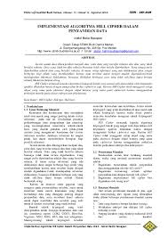 Pdf Algoritma Hill Chiper Jepri Endo Academia Edu