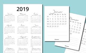 Januar 2019, februar 2019, märz 2019. Jahreskalender 2019 Pdf Miomodo Diy Blog