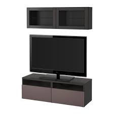 Maybe you would like to learn more about one of these? Besta Tv Cabinet Combined Glass Doors Black Brown Valviken Dark Brown Transparent Glass Drawer Guides Push 091 892 81 Reviews Price Comparison