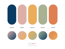 Dopely Colors 57 Flat Color Palette Vintage Colour Palette Web Design Color