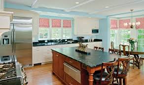 a modern kitchen in an old home