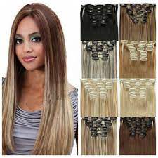 That is because they are extensions with a very cheap price. Lightest Blonde Clip In Hair Extension 22 Inches Straight Full Head Set Of Clip In Synthetic Clip Hair Extensions Buy Clip In Synthetic Hair Extensions Clip In Hair Extension Clip Hair Product On