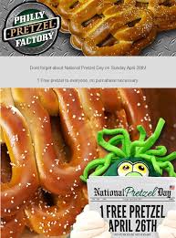Philly Pretzel Factory Deal Pretzel Factory Pretzel Day Philly