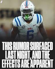Welcome to the new era of CFB… Ole Miss just lost their star LB due to NIL  contracts getting leaked 