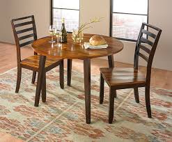 Solid Wood Drop Leaf Table Dining Dining Chairs Dining Set