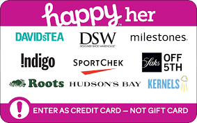 They are single gift cards that can be used at multiple stores and brands. Happy Cards Canada Give A Happy Gift