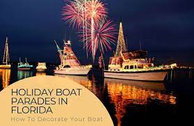 There is a lot of thought and planning boaters put into decorating their boats. Holiday Boat Parades In Fl How To Decorate Your Boat Galati Yachts
