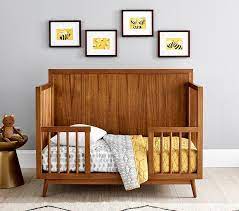 West Elm X Pbk Mid Century 4 In 1 Toddler Bed Conversion Kit Only Modern Baby Furniture Baby Furniture Cribs