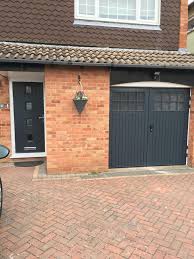 Pros and diyers looking to refresh business or home paintings should explore anthracite grey ral 7016 paint from alibaba.com to get products that resist algae and mold growth. Matching Anthracite Grey Front Door And Garage Door House Entrance Doors Garage Doors Garage Door Design