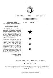 Ascww wa alif wax maale oo afki hooyo lagu akhrinayo oo af somaliga ah kafa ideysi wacan oo an ugu tala galnay umada somaliyeed in ay caruurtooda ugu fa id. Http Www Maurotosco Net Ewexternalfiles Tosco 2015 Somali Previous Scripts Pdf