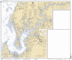 Chesapeake Bay Maryland Chester River Nautical Chart