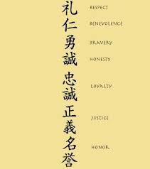 Add to favorites samurai art kanji for honesty makoto bushido code virtue japanese calligraphy digital print brushartjapan 5 out of 5 stars (11. 7 Laws Of The Samurai Meaningful Tattoo Quotes Chinese Symbol Tattoos Spine Tattoos For Women