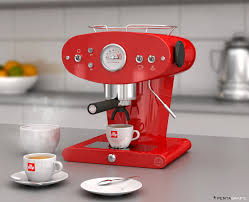 It comes with the revolutionary iperespresso capsule system that helps prepare café quality espresso at the touch of a button and features steel internal thermoblock. Artstation Illy Francis Coffee Machine 3d Illustration Xavier Mestres