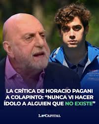🎙️🤬 ¡SE CALENTÓ HORACIO! El periodista Horacio Pagani cuestionó a Franco  Colapinto al aire de Radio Mitre. Durante un análisis sobre sus últimas  apariciones publicitarias, Pagani dijo: “Hizo una publicidad Colapinto y