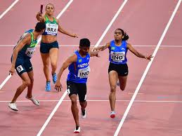 It is traditionally the final event of a track meet. World Athletics Championships India Finish Seventh In 4x400m Mixed Relay Final Record Season Best Timing Athletics News