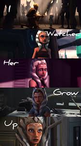 Ahsoka Tano I Watched Her Grow Up Funny Star Wars Memes Star Wars Memes Star Wars Humor