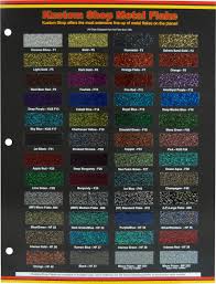 Custom Shop Metal Flake Chip Color Chart Auto Car Paint