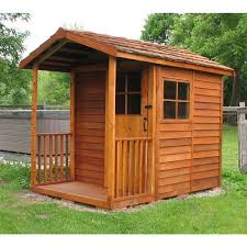 Our potting sheds come with all the standard features of our garden sheds, along with additional features to make nurturing tender seedlings or potting flowers easy and convenient! Cedarshed Gardeners Delight 6 Ft X 9 Ft Cedar Storage Shed Gd69 Rona