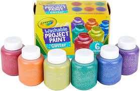 Check spelling or type a new query. Amazon Com Crayola Washable Glitter Paint Great For Classroom Projects 6 Count Toys Games