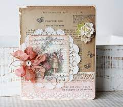 There are so many things that you can do with vintage cards today and there are a lot of ideas floating around the world wide web that can inspire your creativity. Great Card Cards Handmade Creative Cards Beautiful Handmade Cards