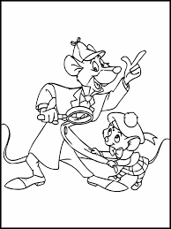Gallery of noddy toyland detective coloring pages. Coloring Pages The Great Mouse Detective 1