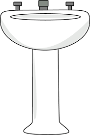 Bathroom Sink Clipart Black And White Bathroom Sink Clip Art Bathroom Sink Image Quiet Book Templates Quiet Book Patterns Clip Art