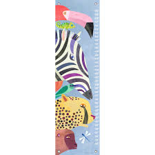 greenbox art growth chart african animals 12x42 animals