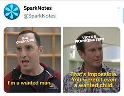 Frankenstein Tumblr Literature Humor Book Humor Book Memes