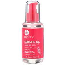 Keratin is the type of protein that makes up your hair, skin, and nails. Luseta Beauty Keratin Oil Weightless Smoothing Hair Repair Serum 3 38 Fl Oz 100 Ml Iherb